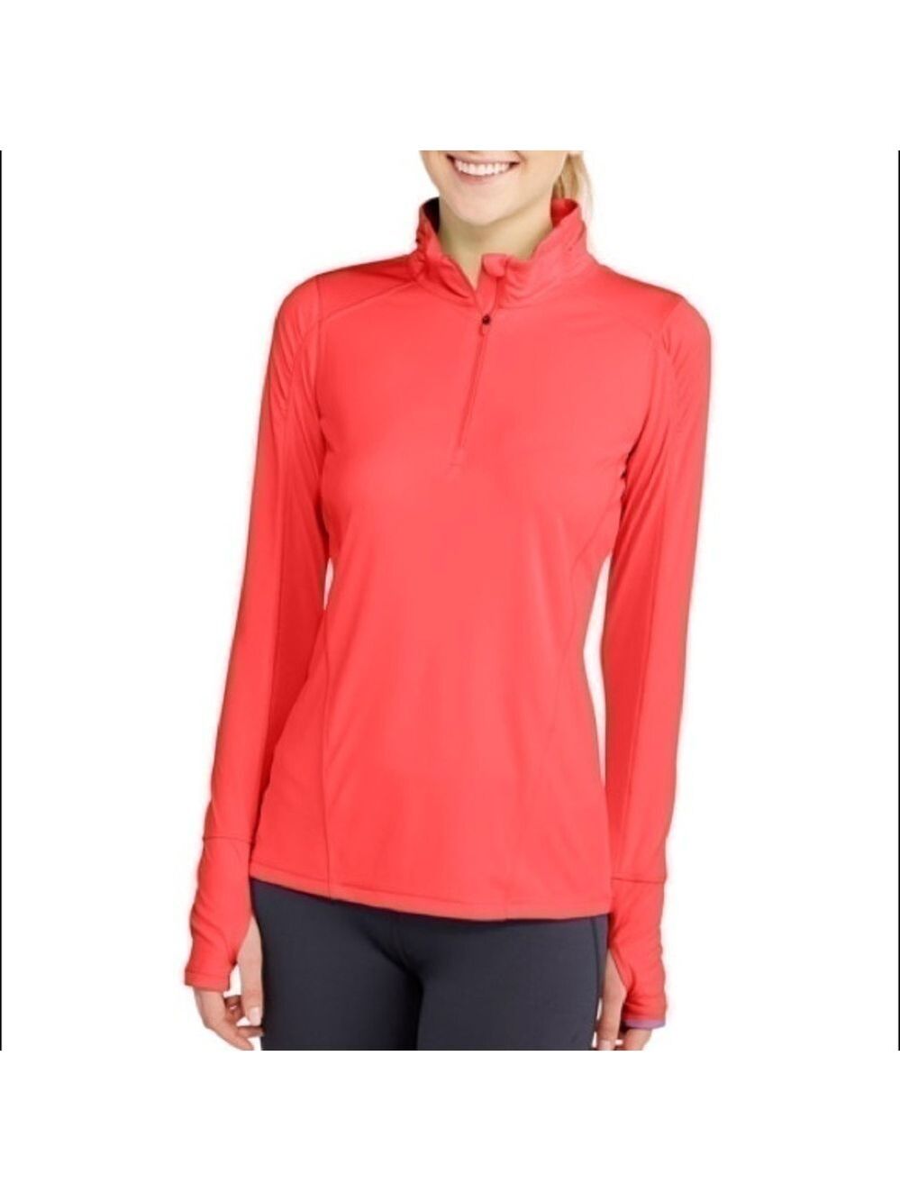 𝅺danskin NOW Long Sleeve Quarter Zip Jacket